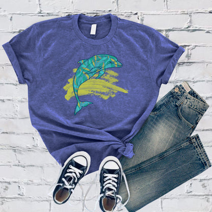 Mandala Dolphin T-shirt