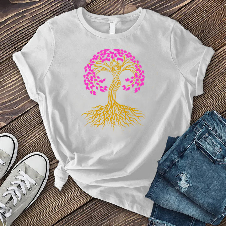 Tree With Leaf T-Shirt Image