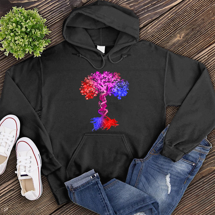 Trippy Glitch Tree Hoodie's Image