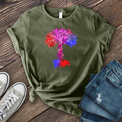 Trippy Glitch Tree T-Shirt