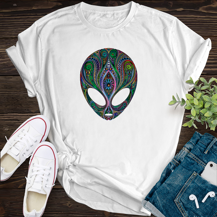 Rainbow Alien T-shirt's Image