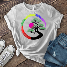 Load image into Gallery viewer, Psychedelic Bonsai Sunset T-Shirt
