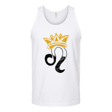 Load image into Gallery viewer, Leo Symbol with Crown Unisex Tank Top

