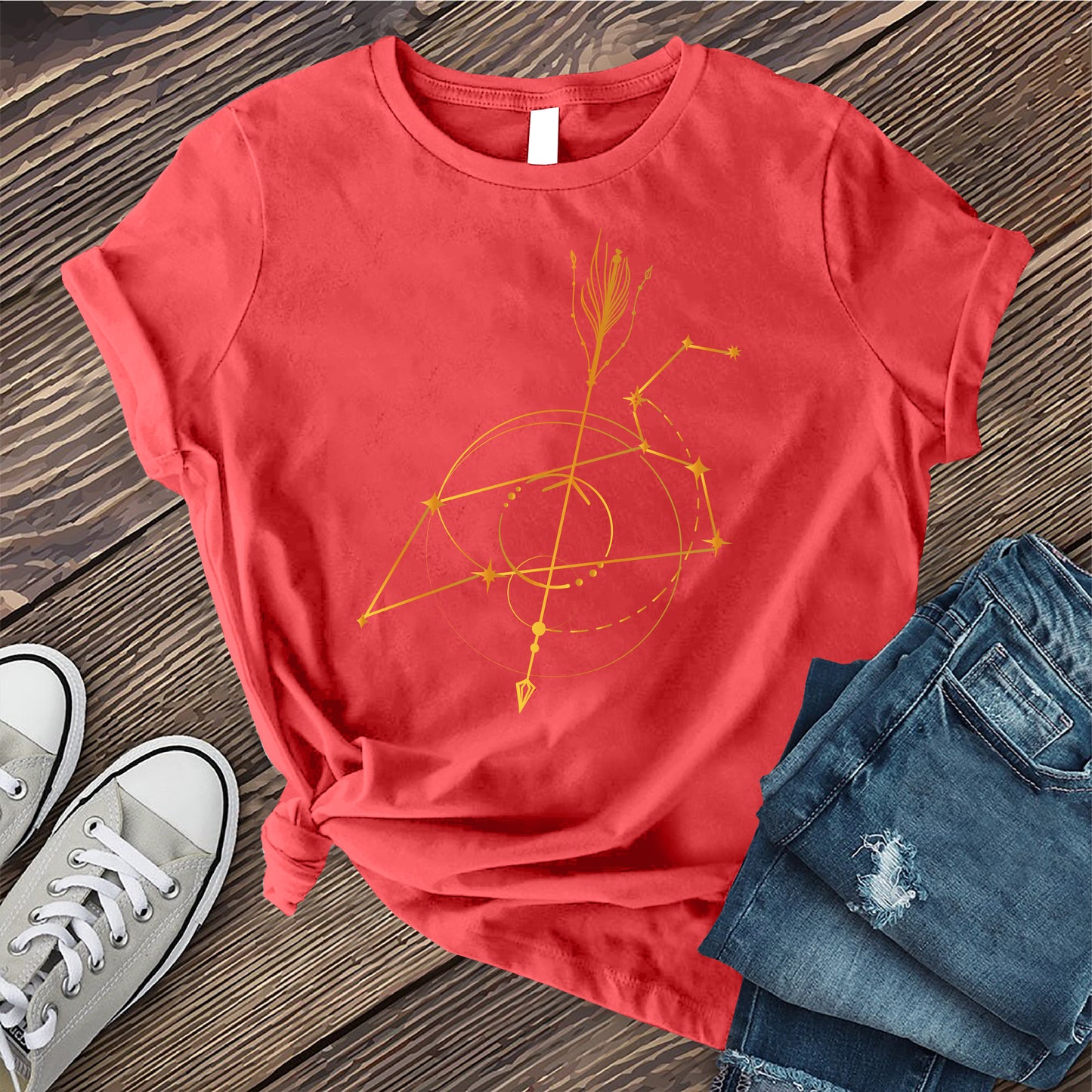 Leo Constellation Arrow T-shirt