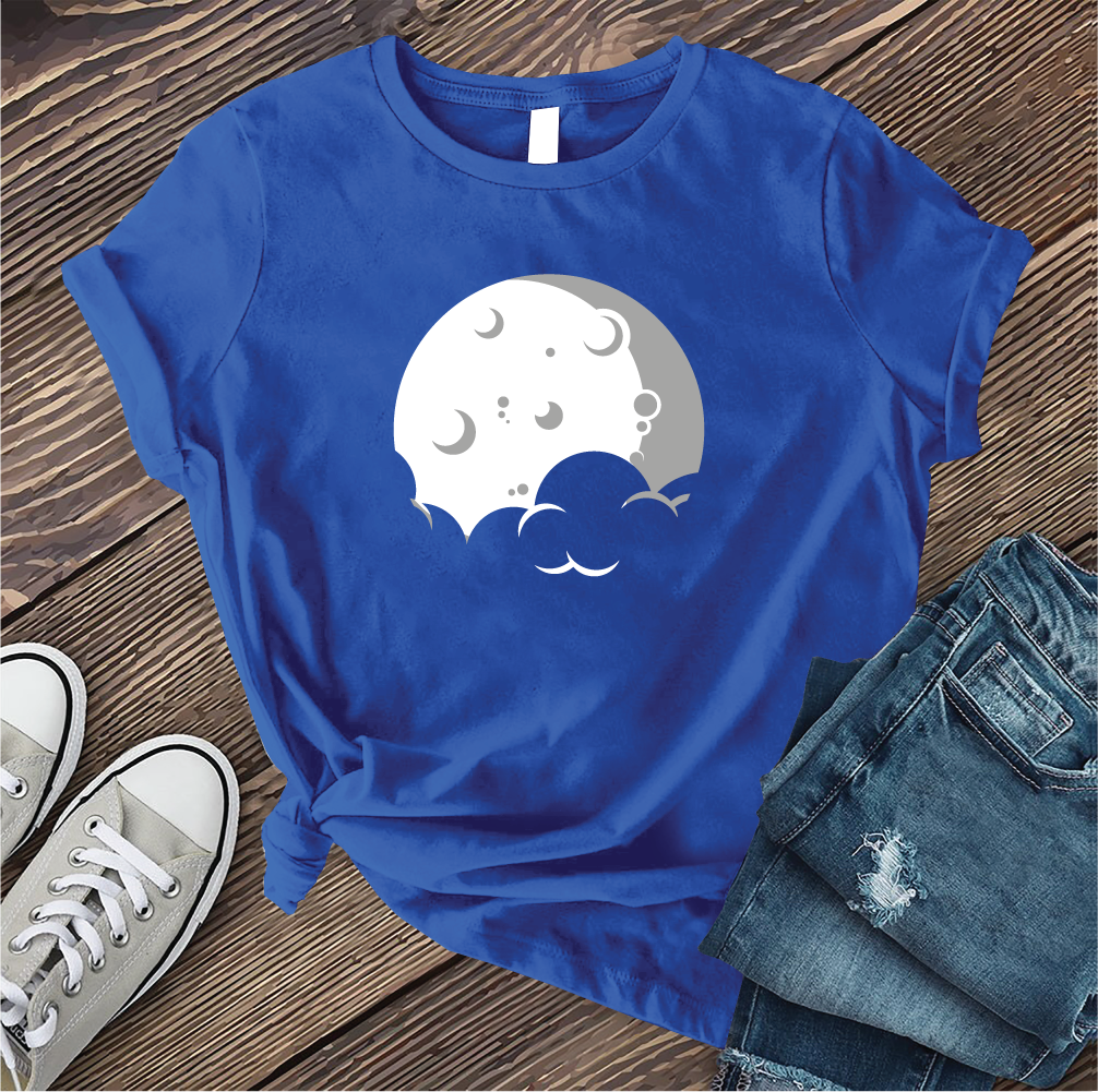 Simple Moon and Cloud T-shirt