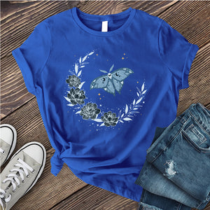 Moth Flower Moon T-shirt