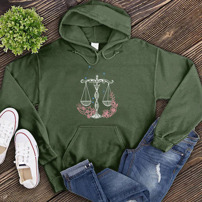 Libra Constellation and Scales Hoodie