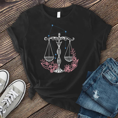 Libra Constellation and Scales T-Shirt