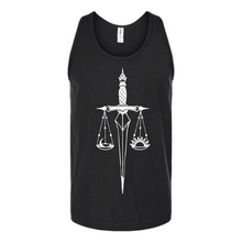 Load image into Gallery viewer, Libra Sword Scale Unisex Tank Top
