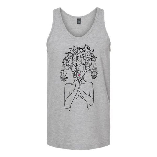 Libra Woman with Scale Unisex Tank Top