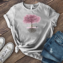 Load image into Gallery viewer, Cosmic Cherry Blossom Tree T-Shirt
