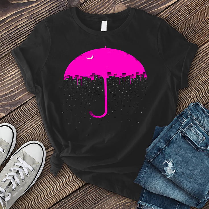 Neon Umbrella T-Shirt's Image