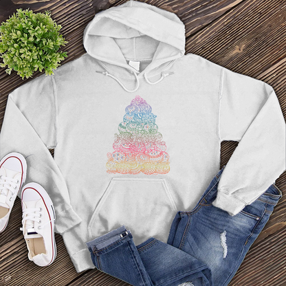 Mandala Christmas Tree Hoodie