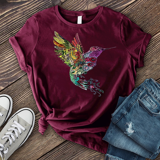 Mandala Humming Bird T-Shirt
