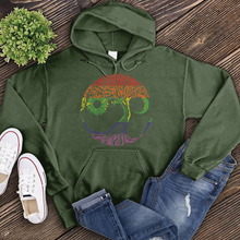 Load image into Gallery viewer, Colorful Celestial Tree Of Life Hoodie
