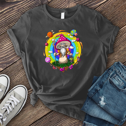 Rainbow Mushroom Man T-Shirt