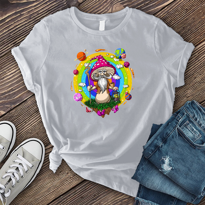 Rainbow Mushroom Man T-Shirt