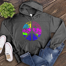 Load image into Gallery viewer, Colorful Peace Hoodie
