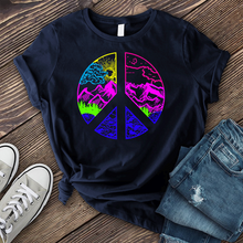 Load image into Gallery viewer, Colorful Peace T-Shirt
