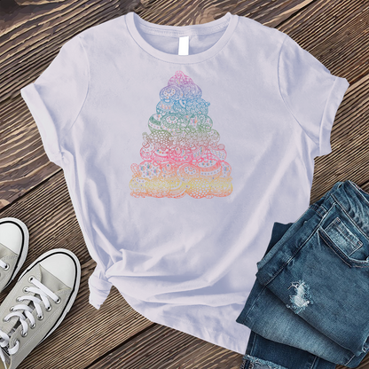 Mandala Christmas Tree T-shirt